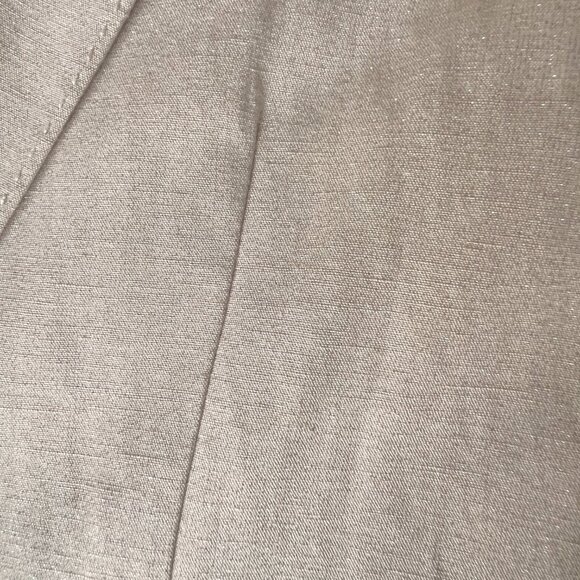 NWOT! Intermix Champagne Sparkly Linen Blend Blazer Size 2 - Picture 5 of 5